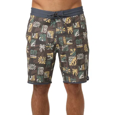 O'neill Cruzer Scallop Swim Trunks In Green
