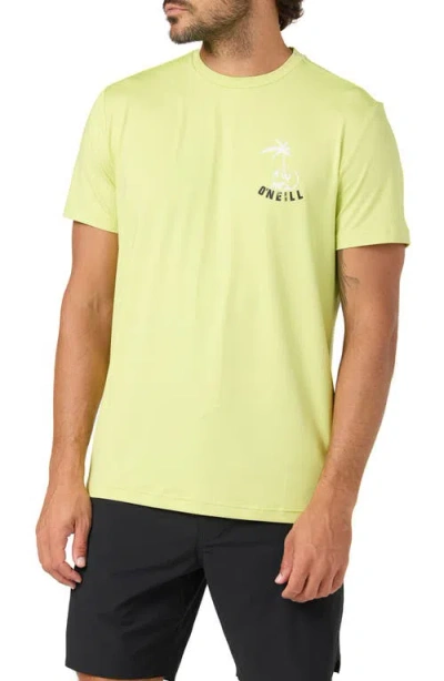 O'neill Cutback Upf Graphic T-shirt In Green