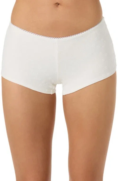 O'neill Darling Daisy Surfs Up Swim Shorts In White