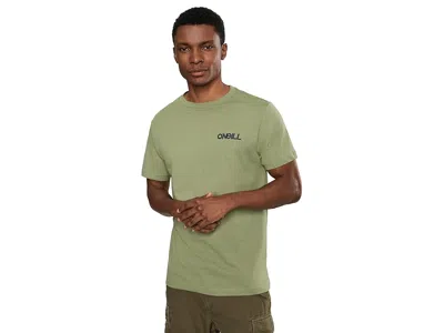 O'neill Dawn Classic Short Sleeve T-shirts In Green