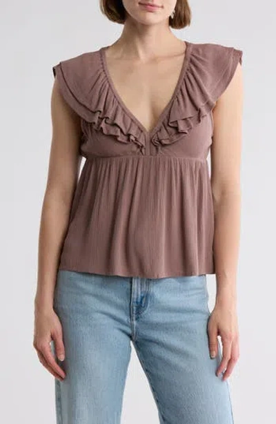 O'neill Deji Ruffle Peplum Top
