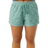 O'neill Deven Terry Drawstring Shorts In Oil Blue