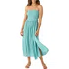 O'neill Devyn Smocked Strapless Midi Dress