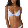 O'neill Driftwood Dobby Honopu Underwire Bikini Top In Purple