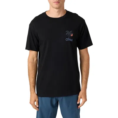 O'neill Dusk Graphic T-shirt In Black