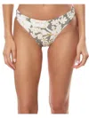 O'neill Embry Womens Cheeky Coverage High Leg Bikini Swim Bottom In Multi