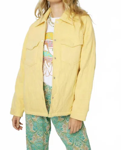 O'neill Emet Jacket In Straw In Yellow