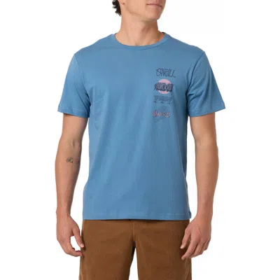 O'neill Fifty Two Graphic T-shirt In Blue