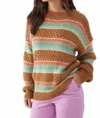 O'neill Floyd Slouchy Knit Sweater In Chipmunk In Multi