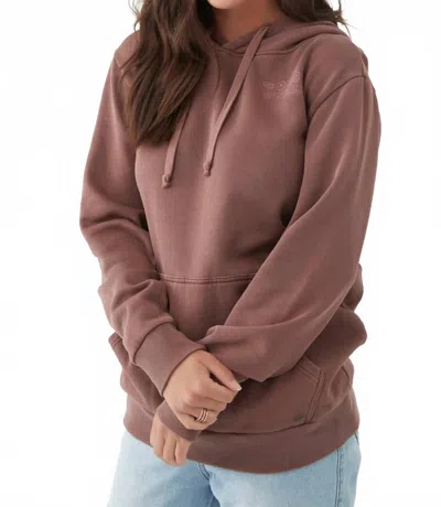 O'neill Forever Hoodie In Nutmeg In Brown