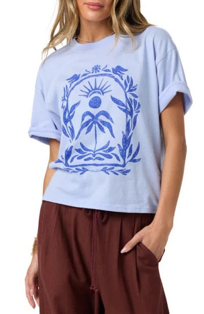 O'neill Framed Flora Graphic Tee In Blue