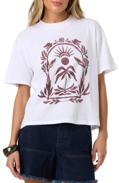 O'neill Framed Flora Graphic Tee In White
