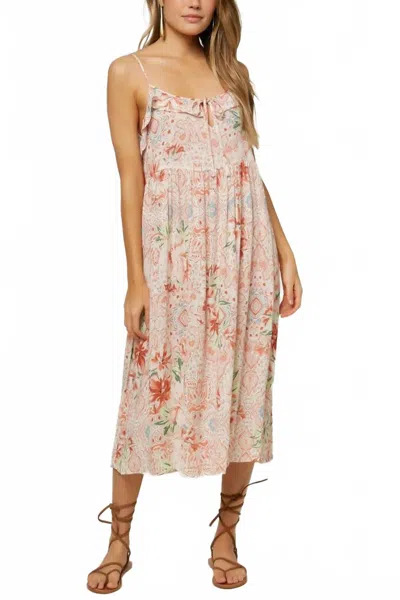 O'neill Gardenia Dress In Multi In Pink