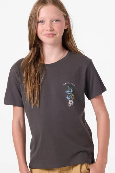 O'neill Girl's Angie T-shirt In Black