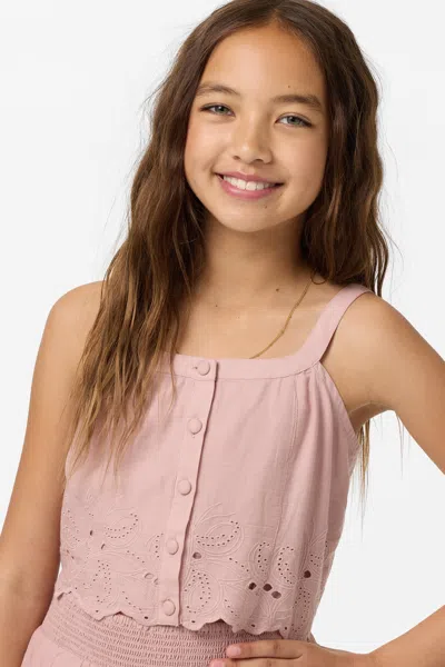 O'neill Girl's Annalee Top In Pink