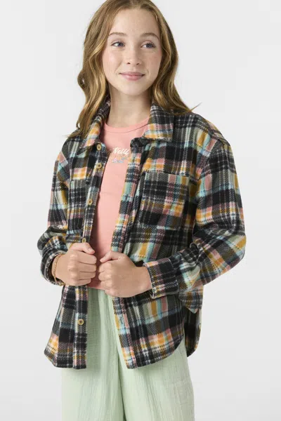 O'neill Girl's Bennet Long Sleeve Top In Black