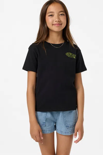 O'neill Girl's Board Angie T-shirt In Black