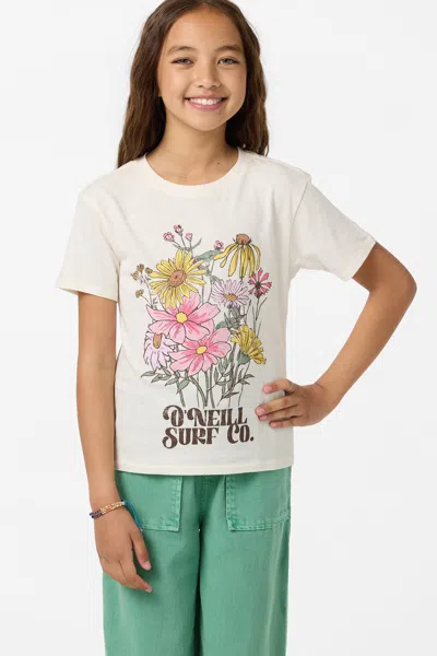 O'neill Girl's Bouquet Angie T-shirt In Multi