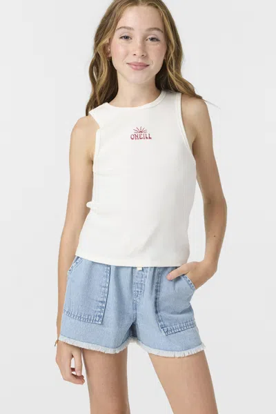 O'neill Girl's Carmina Sleeveless Top In White