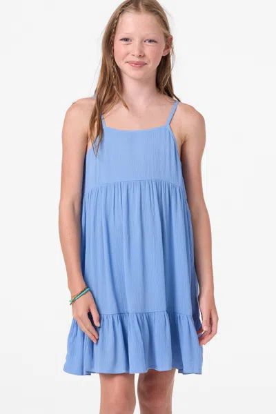 O'neill Girl's Haylee Cover Up Dress In Blue