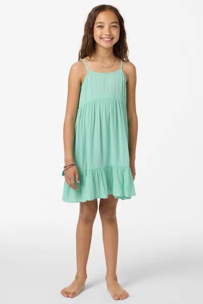 O'neill Girl's Haylee Cover-up Dress In Green