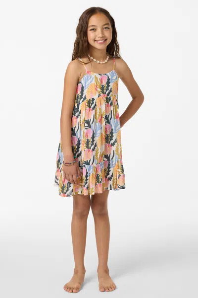 O'neill Girl's Haylee Printed Cover-up Dress, Size Small, Viscose In Multi