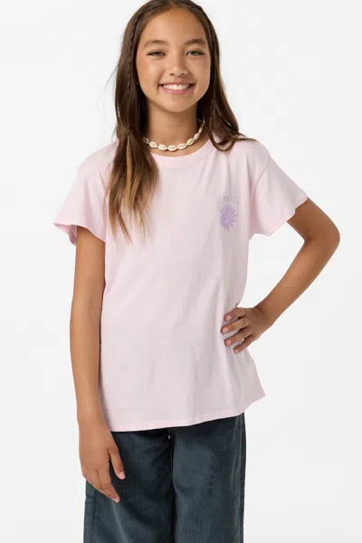 O'neill Girl's Heritage Daisy Oversized T-shirt In Black