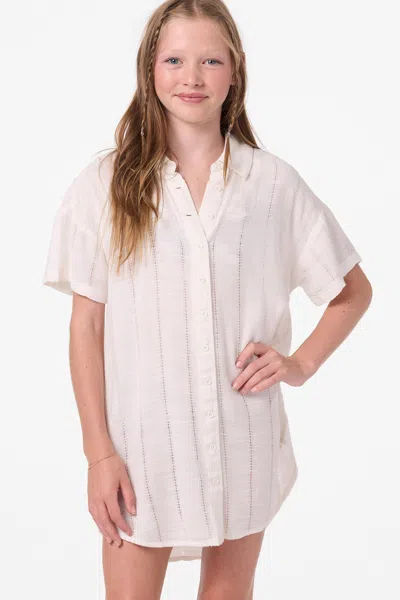 O'neill Girl's Kyra Cover Up Dress In White