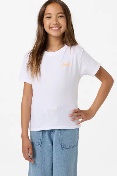 O'neill Girl's  Surf Angie T-shirt In White