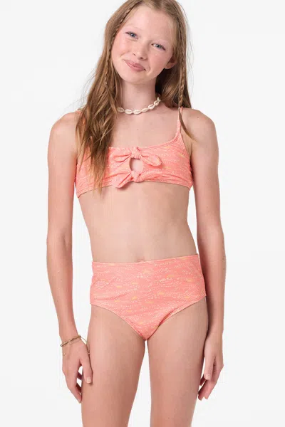 O'neill Girl's Sunshine Hanky Set In Fusion Coral