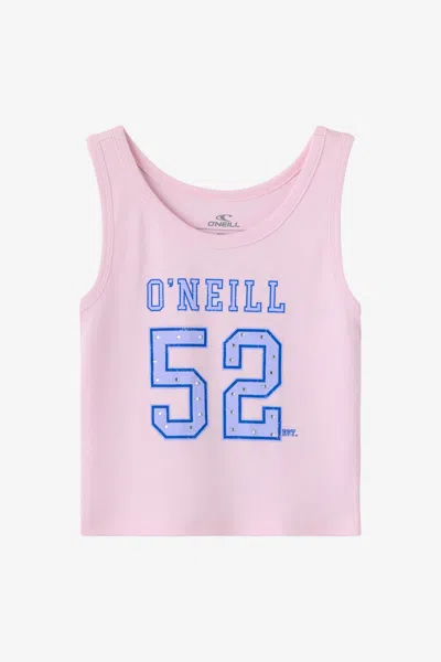 O'neill Girl's Team  Tristan Tank Top In Pink