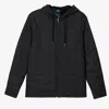 O'neill Glacier Hood Reversible Jacket In Black In Black