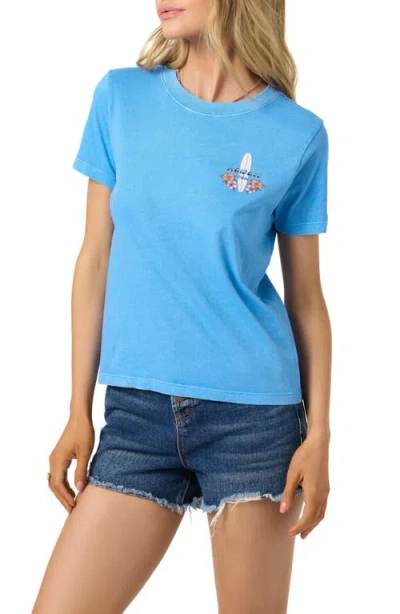 O'neill Hawaii Quiver Cotton Graphic T-shirt In Regatta