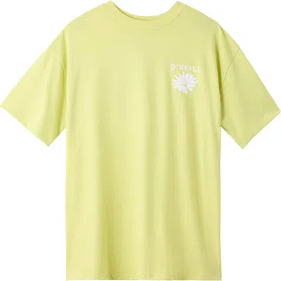 O'neill Heritage Daisy Graphic Oversized T-shirt In Animal Print