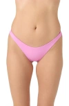 O'neill Hermosa Saltwater Solids Bikini Bottoms In Pink
