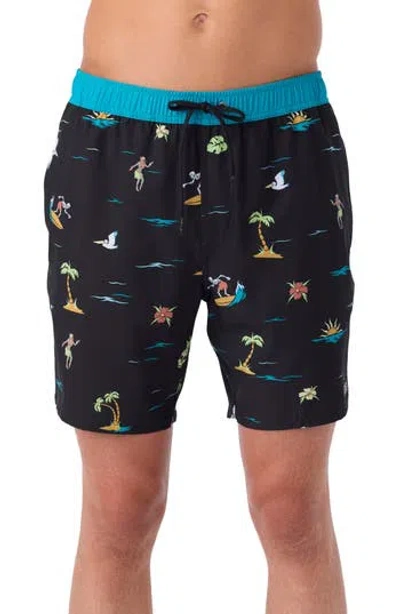O'neill Hermosa Swim Trunks In Black