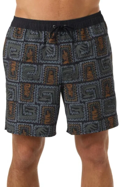 O'neill Hermosa Swim Trunks In Black
