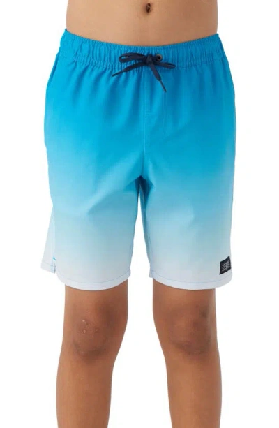O'neill Hermosa Swim Trunks In Blue/ White Ombre
