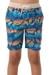 O'neill Kids'  Hermosa Swim Trunks In Indigo
