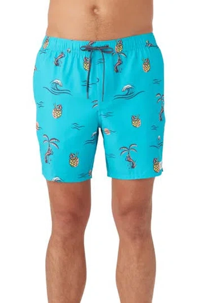 O'neill Hermosa Swim Trunks In Peacock Blue