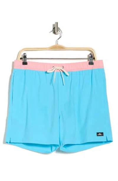 O'neill Hermosa Volley Swim Trunks In Blue