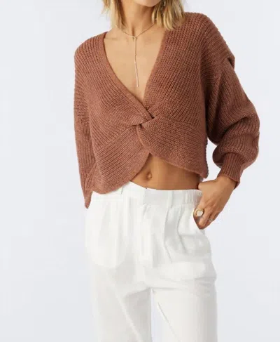 O'neill Hillside Sweater In Brown