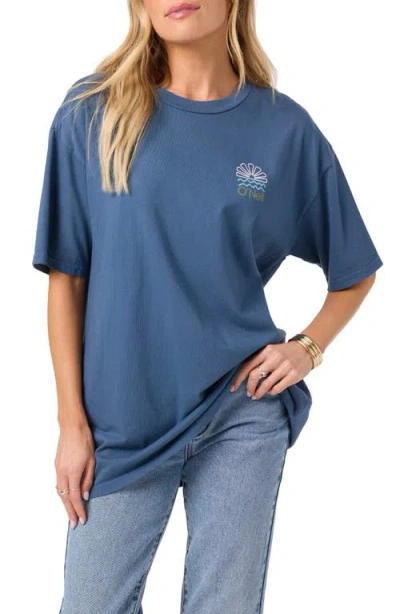 O'neill Horizon Oversize T-shirt In Blue