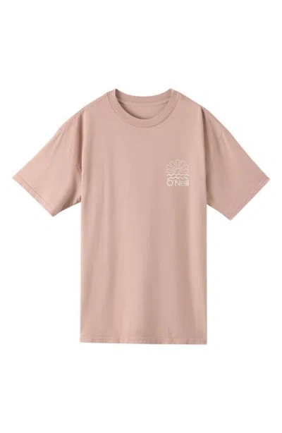 O'neill Horizon Oversize T-shirt In Pink