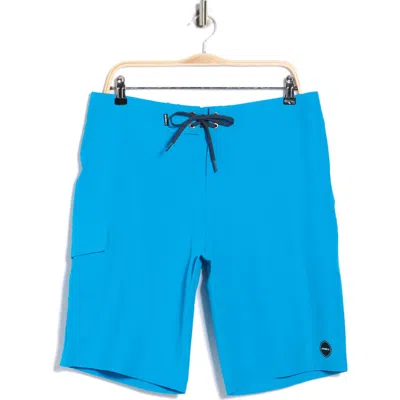 O'neill Hyperfreak Divergent Water Resistant Swim Trunks In Blue