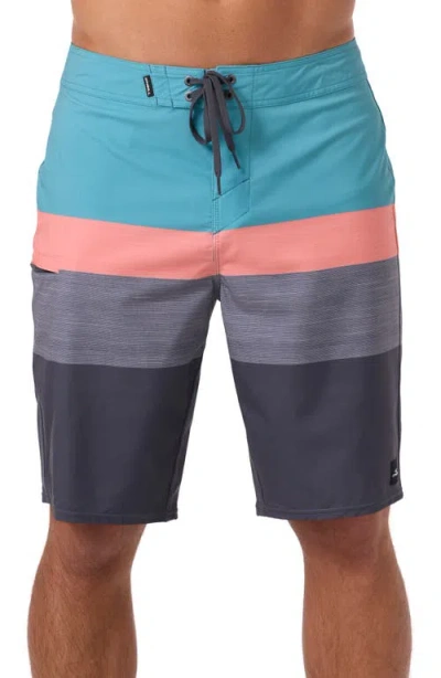 O'neill Hyperfreak Heat Block Swim Trunks In Blue