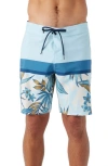 O'neill Hyperfreak Heat Block 19" Boardshorts In Sky Blue