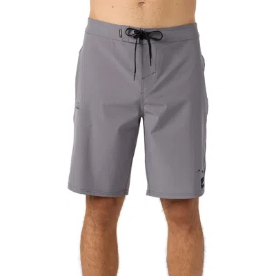 O'neill Hyperfreak Heat Hawaii Solid Board Shorts In Gray