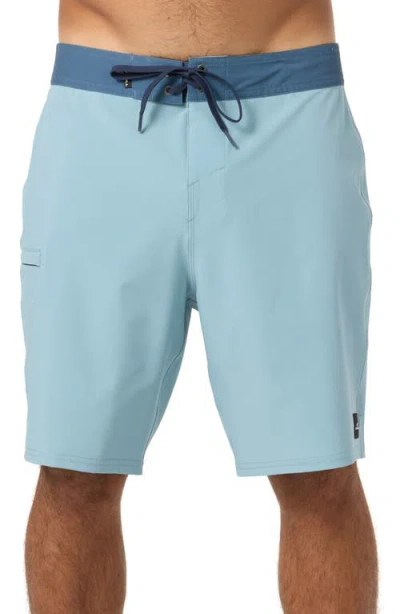 O'neill Hyperfreak Heat Solid Board Shorts In Blue