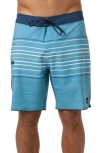 O'neill Hyperfreak Heat Stripe Swim Trunks In Gray